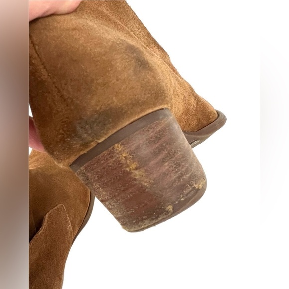 Jessica Simpson Dacine Brown Suede Booties - Size 7 - Picture 12 of 14